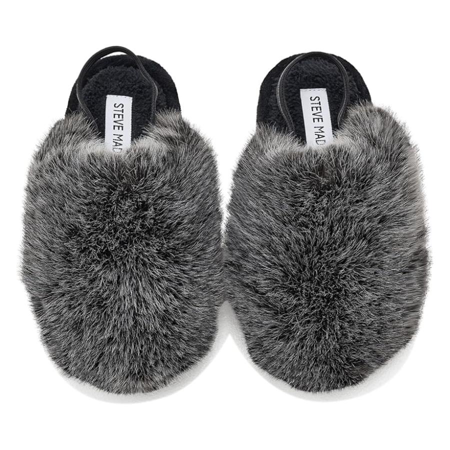 スティーブマッデン Steve Madden Kids Poof (Little Kid/Big Kid) キッズ・ジュニア Slippers Greの画像