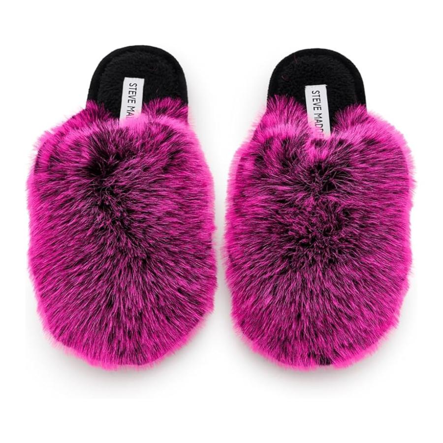 スティーブマッデン Steve Madden Kids Poof (Little Kid/Big Kid) キッズ・ジュニア Slippers Fusの画像