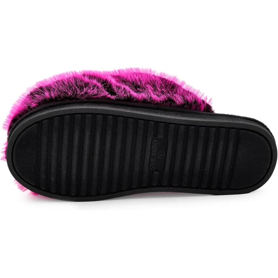 スティーブマッデン Steve Madden Kids Poof (Little Kid/Big Kid) キッズ・ジュニア Slippers Fusの画像