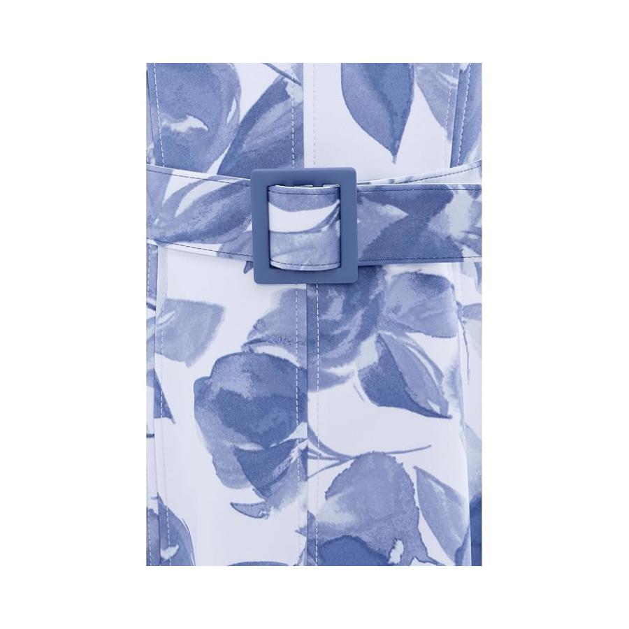 カルバン・クライン Calvin Klein Sleeveless Floral Scuba Belted Aline レディース ドレス Sprin_4