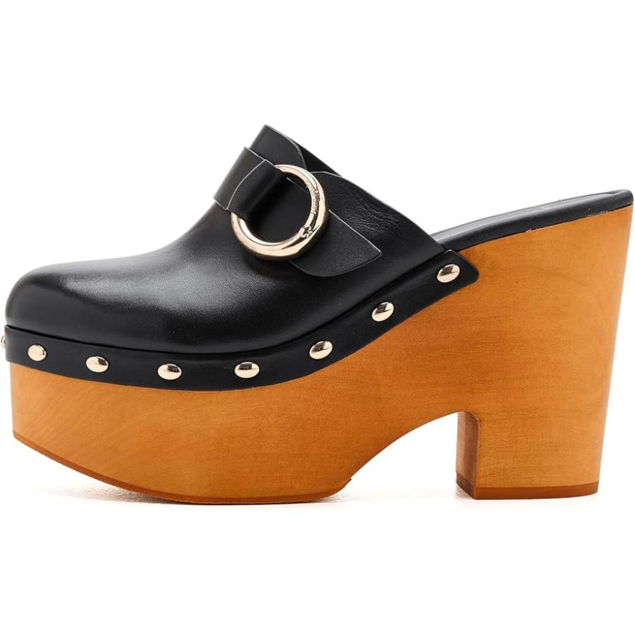 ケイトスペード Kate Spade ニューヨーク Halo プラットフォーム Clogs ミュール レディース ヒール パンプス Black_3