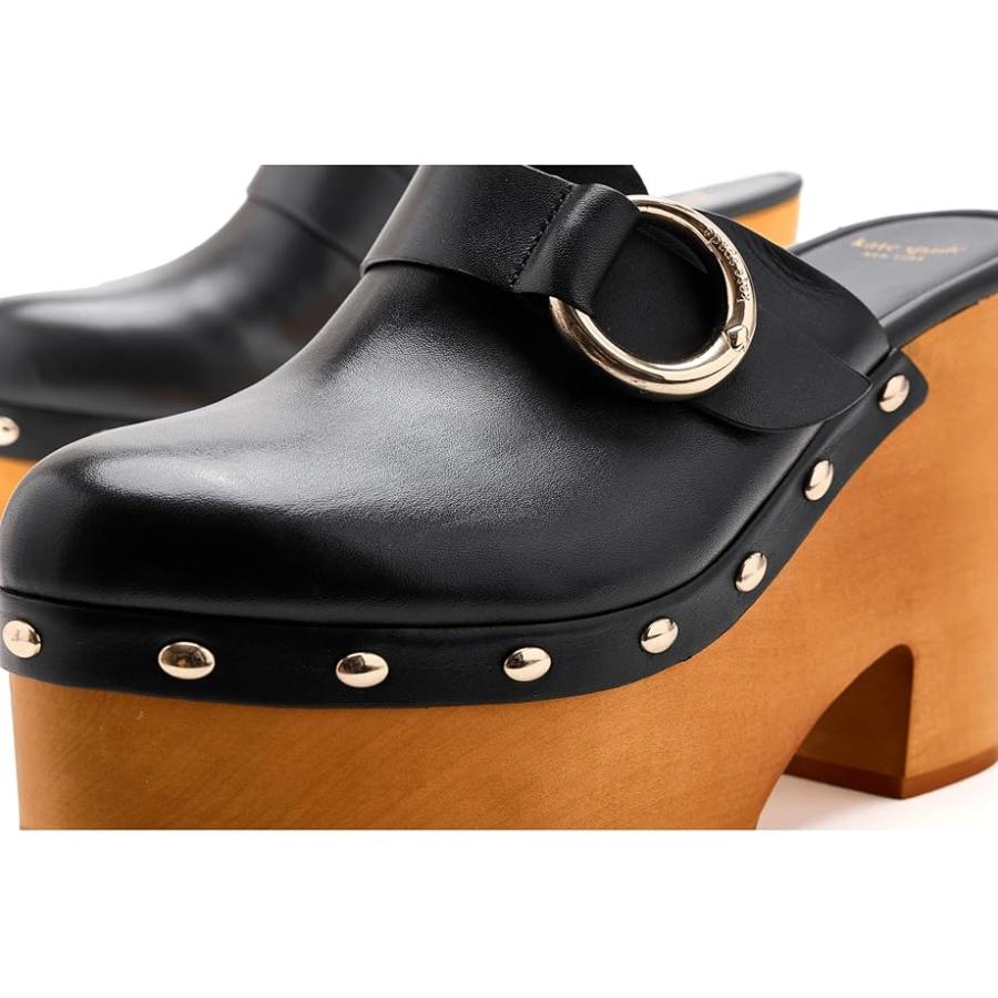 ケイトスペード Kate Spade ニューヨーク Halo プラットフォーム Clogs ミュール レディース ヒール パンプス Black_5