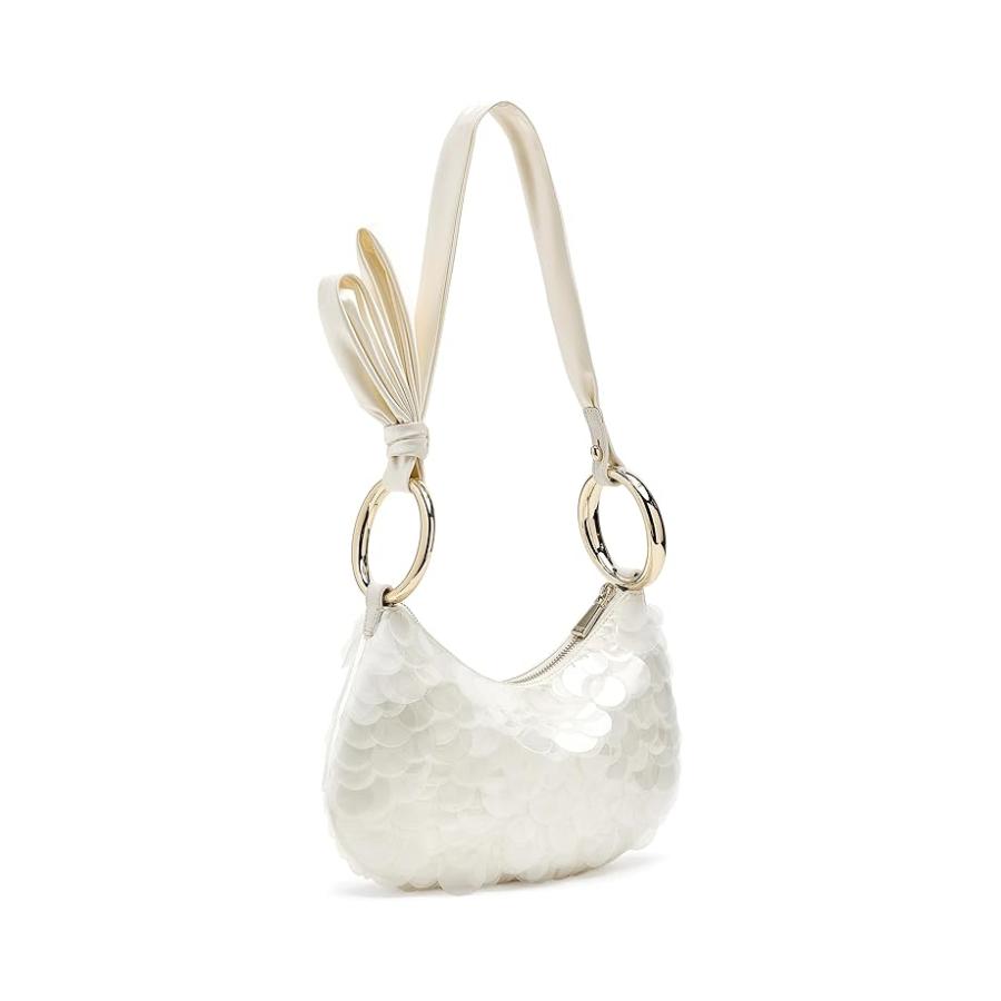 ケイトスペード Kate Spade ニューヨーク The Bangle Sequin Paillette Bag レディース ダッフルバッグ Creの画像