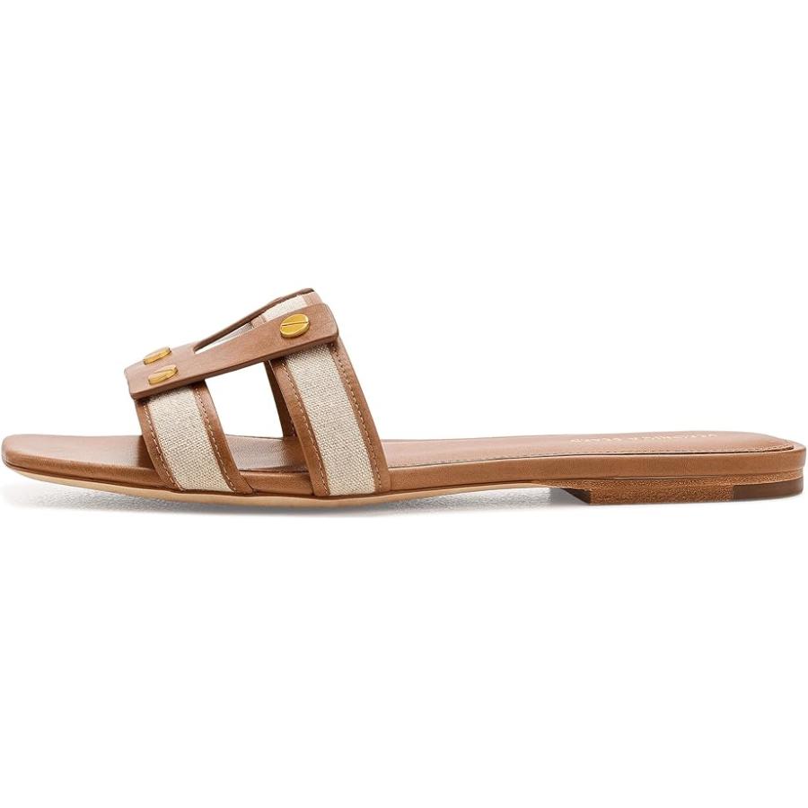 ベロニカビアード Veronica Beard Via スライド Fabric スライド Sandals レディース Sandals Honey/Naの画像