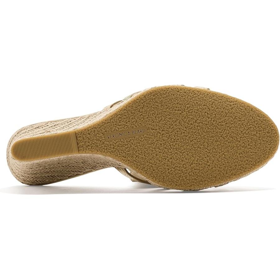 ベロニカビアード Veronica Beard Phylina スライド Sandals レディース ヒール パンプス Goldの画像