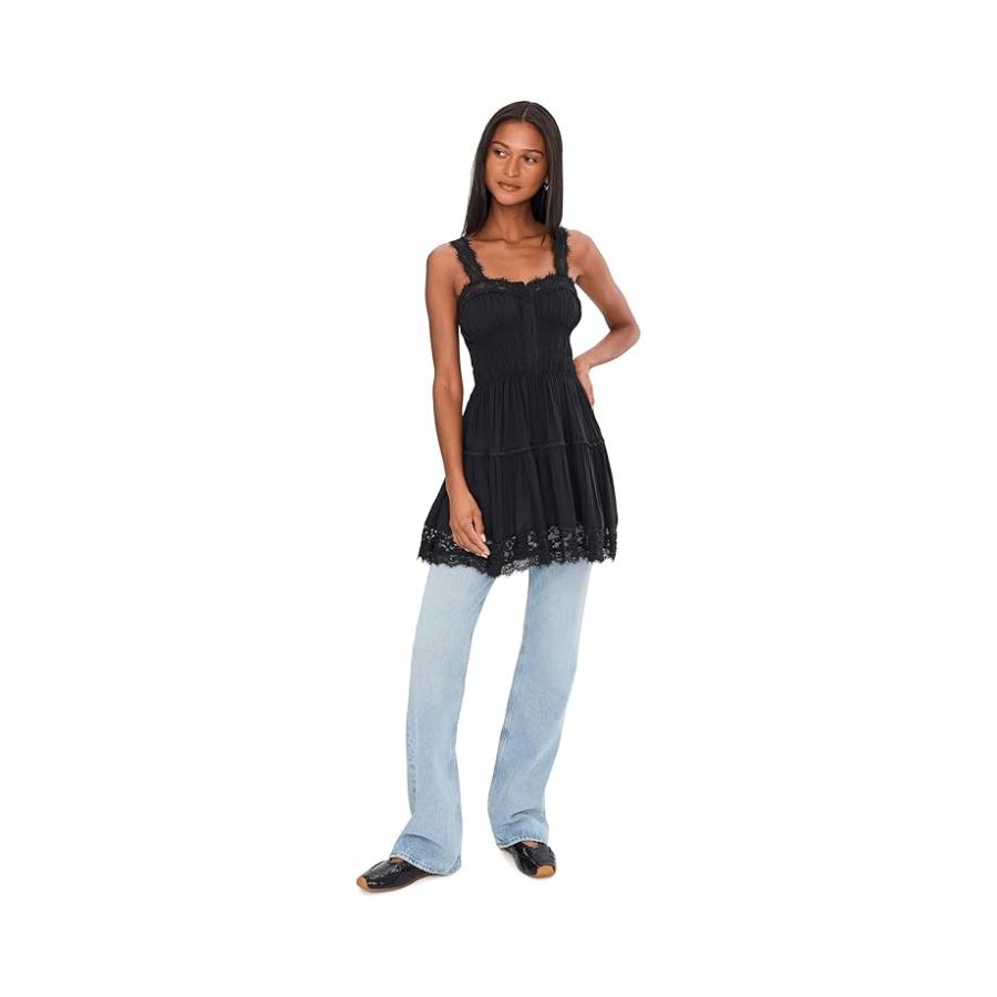 フリーピープル Free People So In Love Mini Slip レディース 下着 Black_1