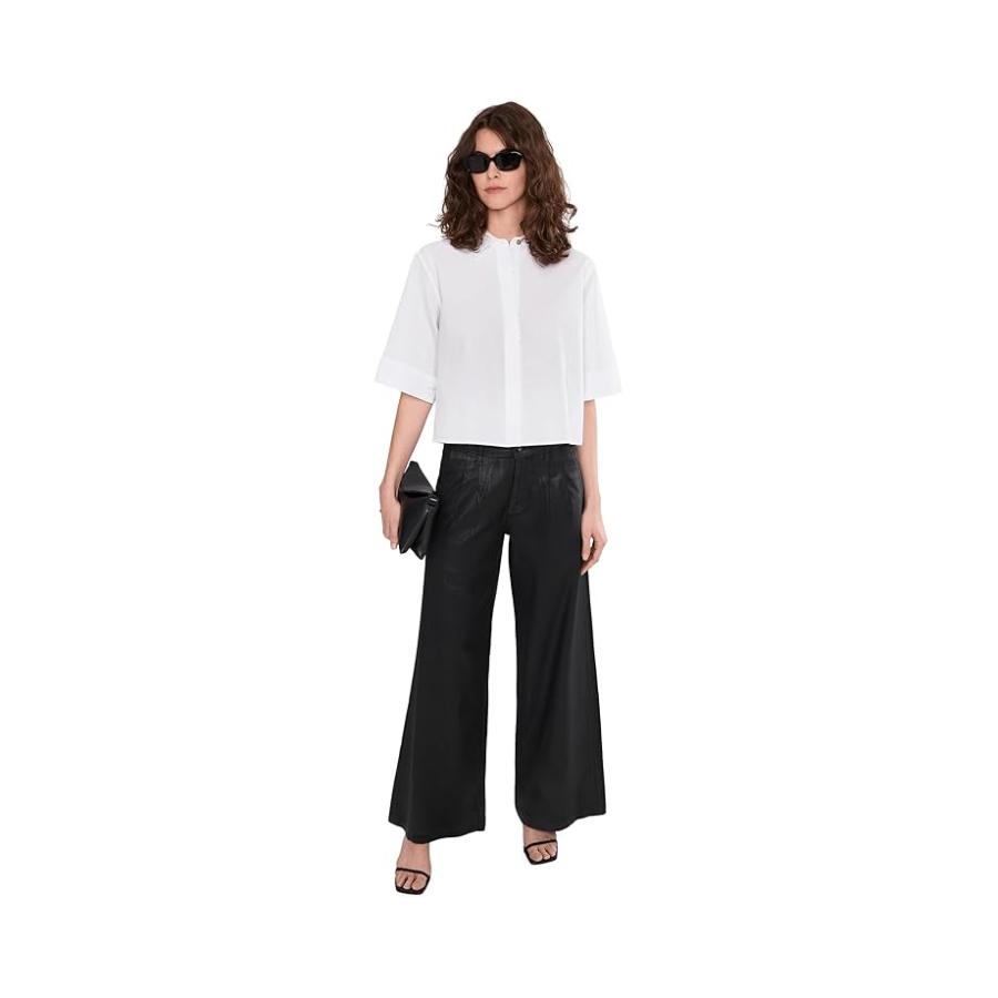 VINCE（ヴィンス） Vince Scallop Detail Short Sleeve Shirt