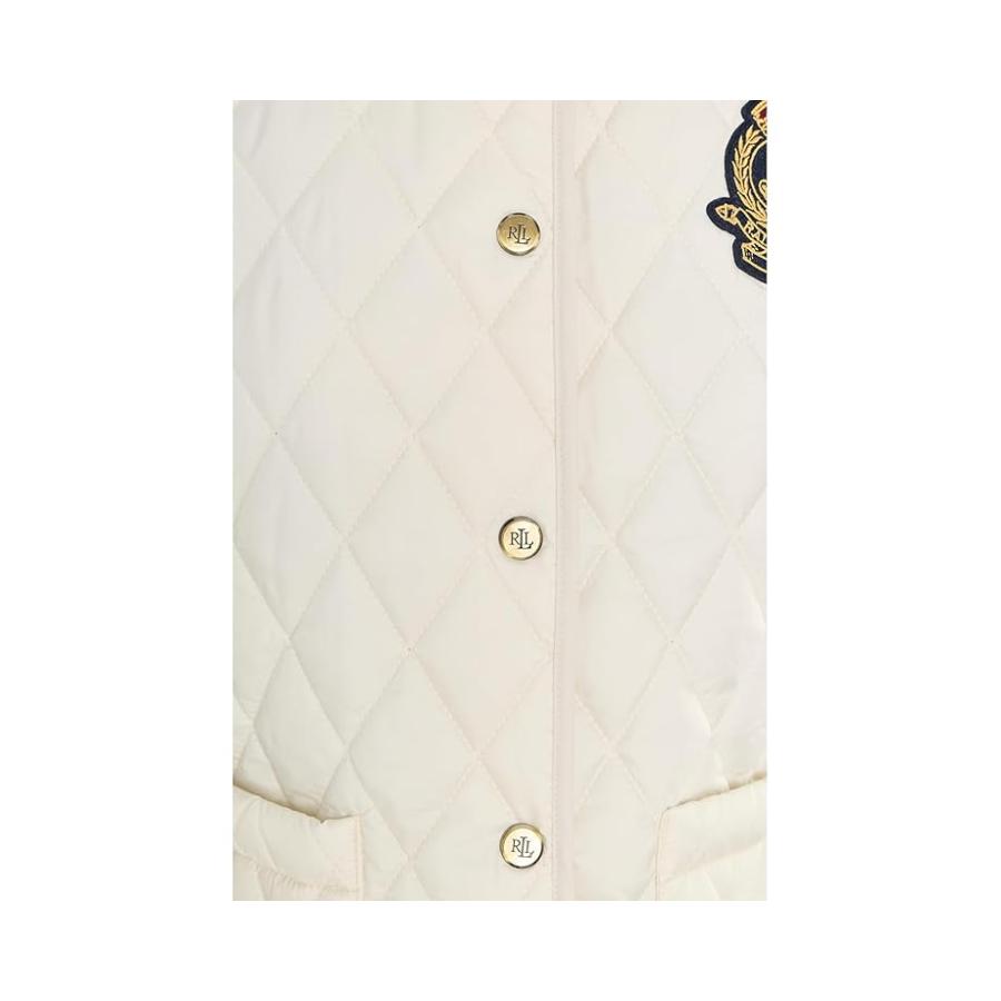 ラルフ・ローレン Lauren Ralph Lauren Crested Vest レディース コート アウター Cream_4