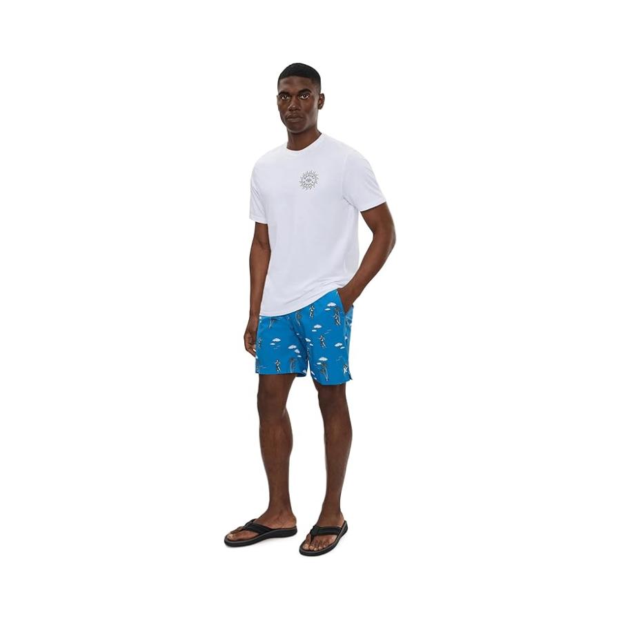 ハーレー Hurley Point Volley Swim 半ズボン メンズ Swimwear Light Blue_1