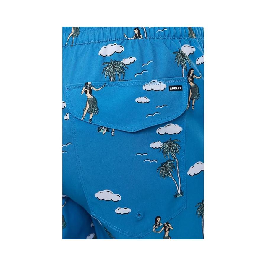 ハーレー Hurley Point Volley Swim 半ズボン メンズ Swimwear Light Blue_4