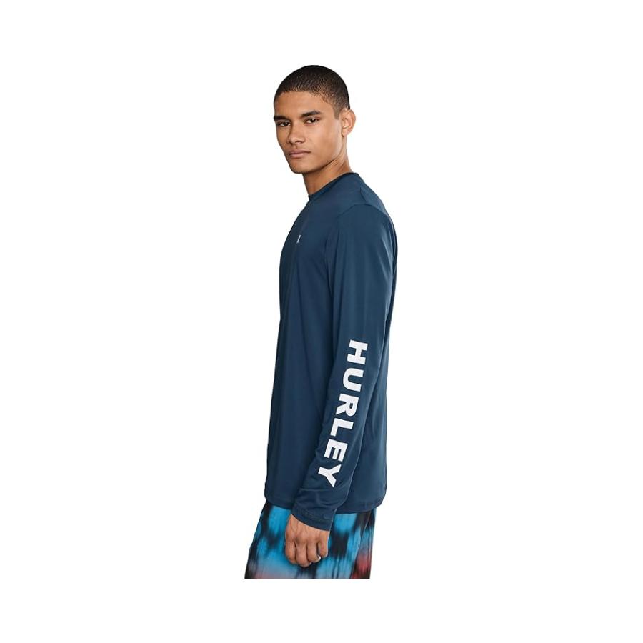 ハーレー Hurley Riptide Long Sleeve Swim Shirt メンズ 水着 スイムウェア Dark デニムの画像