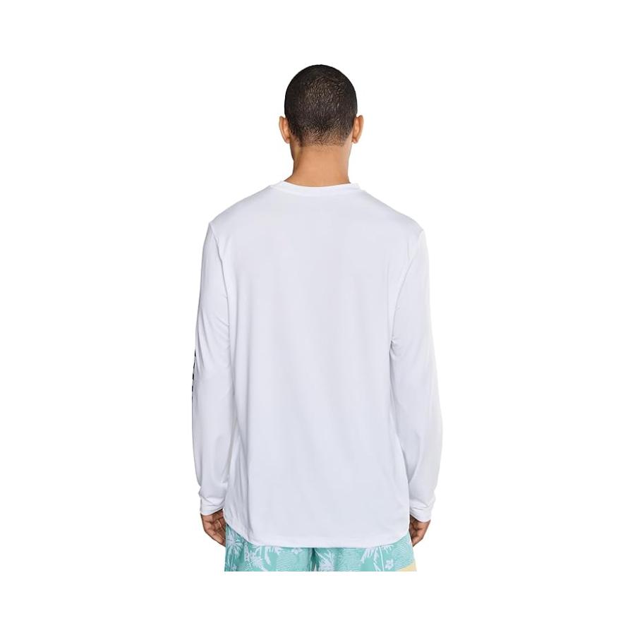 ハーレー Hurley Riptide Long Sleeve Swim Shirt メンズ 水着 スイムウェア Whiteの画像