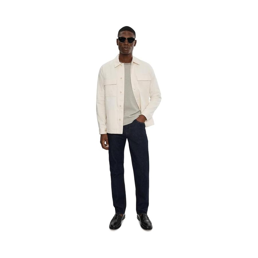 ヴィンス Vince ストレッチ Linen Chore Coat メンズ コート アウター Boneの画像