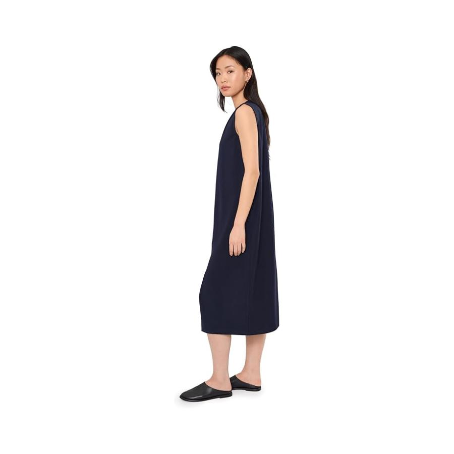 Eileen Fisher Petite Pima Cotton ストレッチ Jersey Crew Neck Dress レディース ドレス In_2