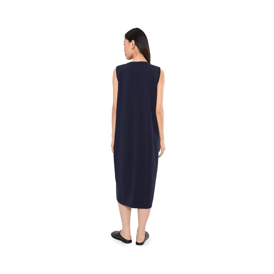 Eileen Fisher Petite Pima Cotton ストレッチ Jersey Crew Neck Dress レディース ドレス In_3