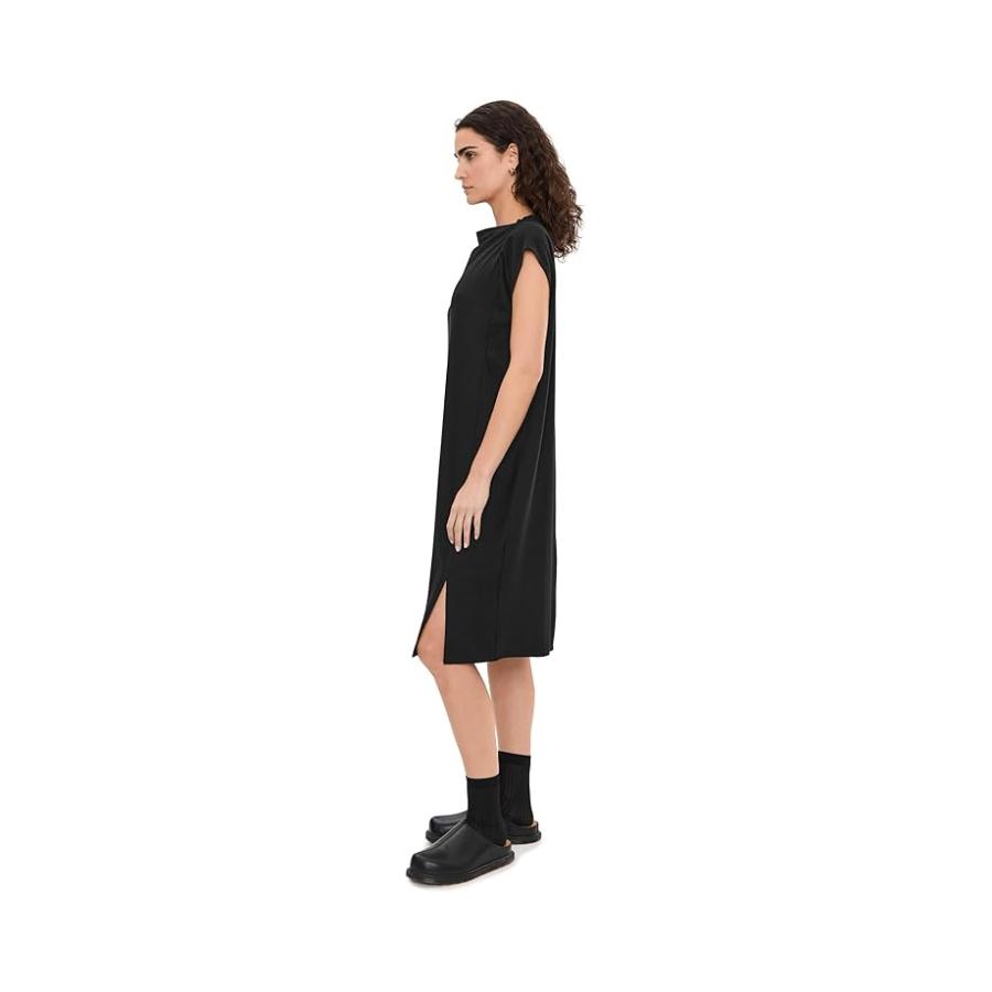 Eileen Fisher Funnel Neck Dress レディース ドレス Black_2