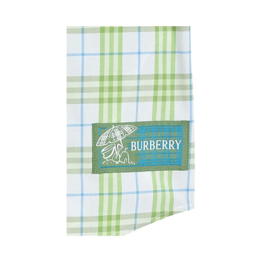 バーバリー　キッズ　140 BURBERRY（バーバリー） Burberry Kids Owen Check Button Top (Little