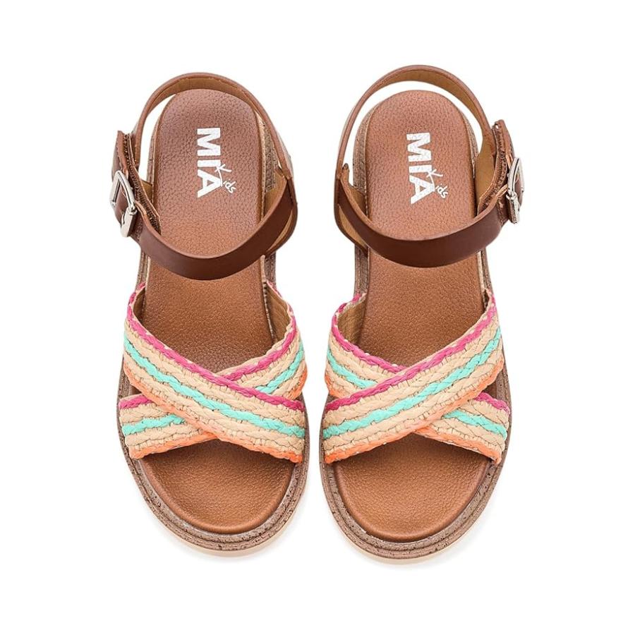 Mia Kids  Zhella (little Kid/Big Kid) キッズ・ジュニア Heels Cognac Multi_1