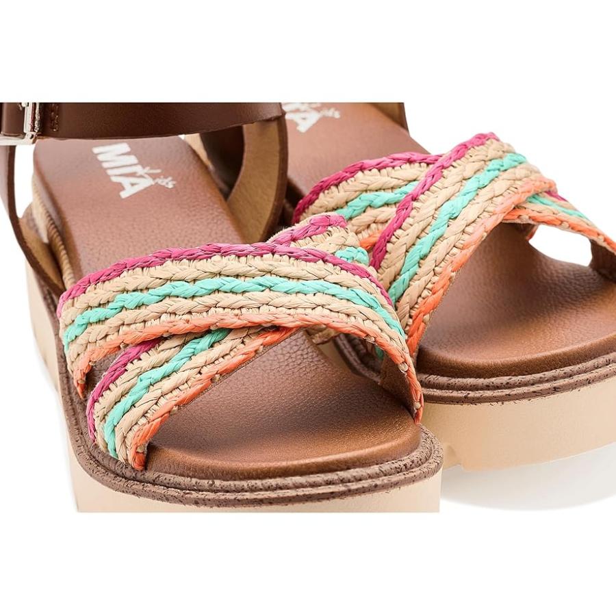 Mia Kids  Zhella (little Kid/Big Kid) キッズ・ジュニア Heels Cognac Multi_5