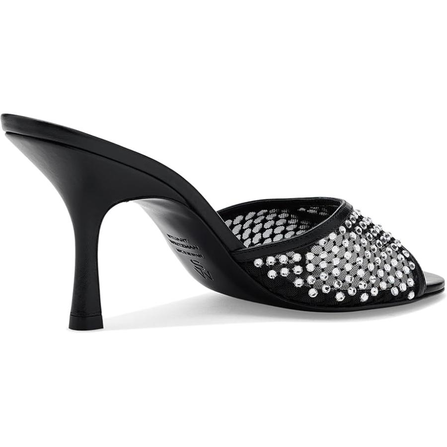 ステュワート ワイツマン Stuart Weitzman Bareitall Shine スライドss レディース ヒール パンプス Blackの画像