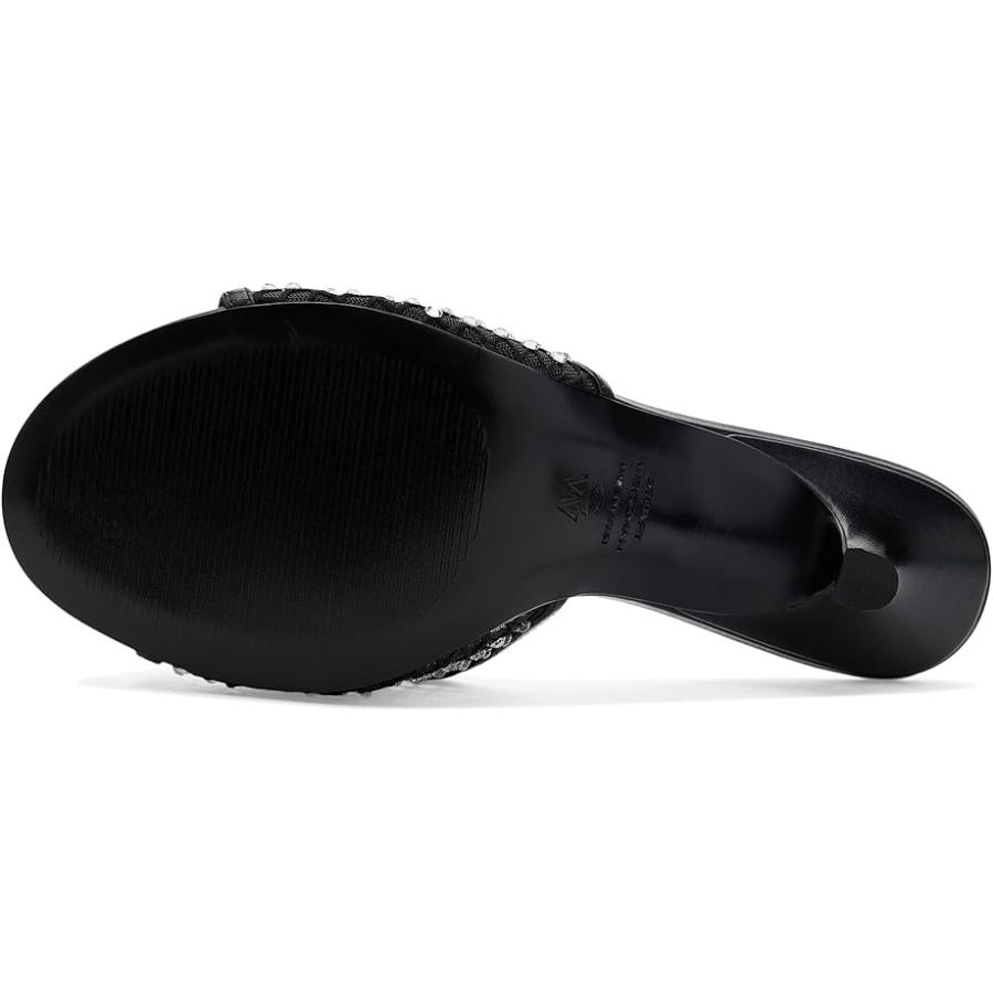 ステュワート ワイツマン Stuart Weitzman Bareitall Shine スライドss レディース ヒール パンプス Blackの画像