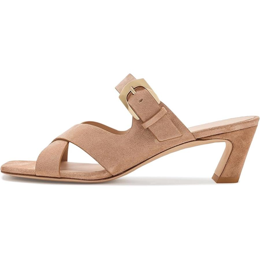 ステュワート ワイツマン Stuart Weitzman Sai スライドs 50 レディース ヒール パンプス New Camelの画像