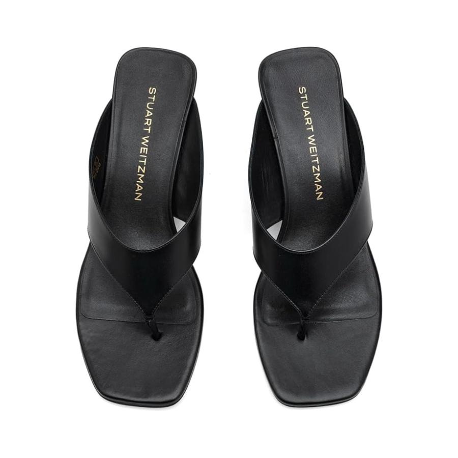 ステュワート ワイツマン Stuart Weitzman Vinnie ウェッジ Thong 50 レディース ヒール パンプス Blackの画像