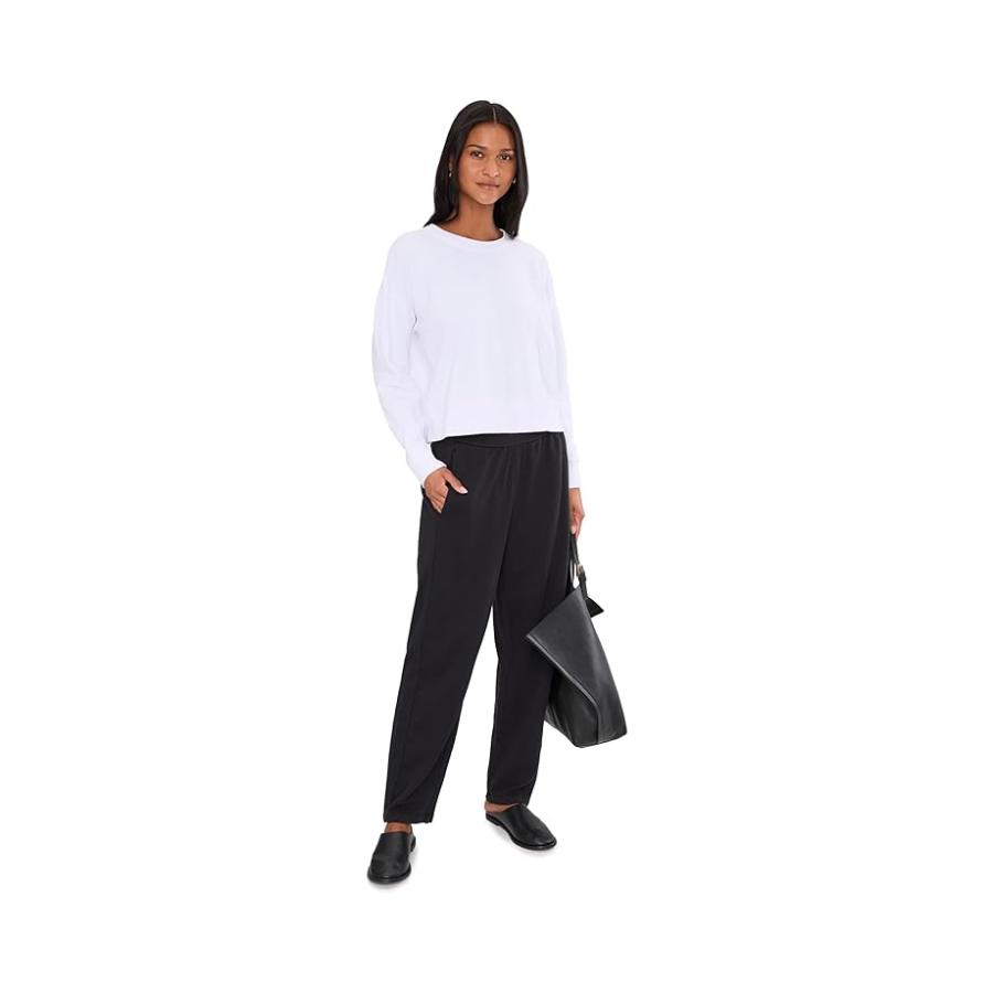Eileen Fisher Garment Dyed Terry Slouch Ankle Pant レディース パンツ ズボン Washed Bl_1