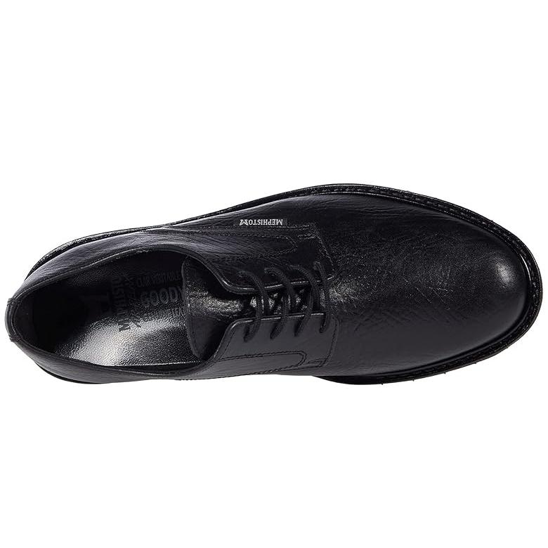 メフィスト Mephisto Marlon メンズ オックスフォード Black Mamouthの画像