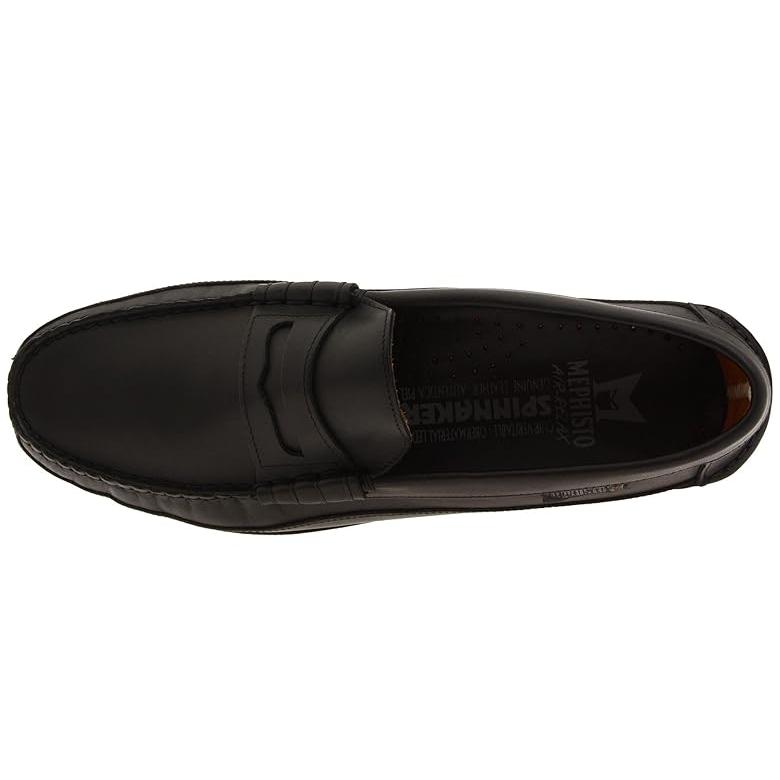 メフィスト Mephisto Cap Vert メンズ ローファー Black Smooth レザー