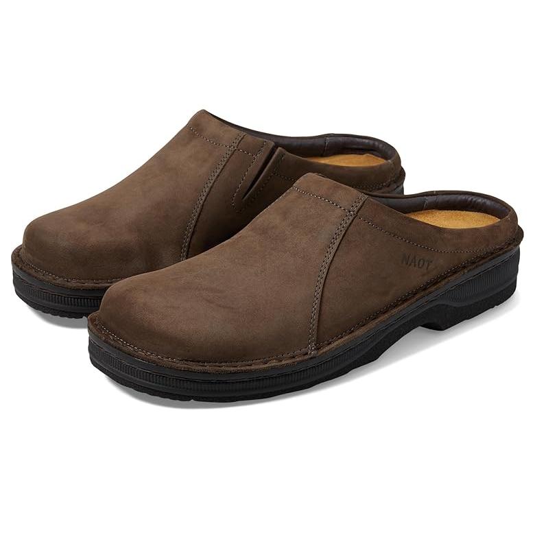(取寄) ナオト メンズ ビョルン Naot men  Bjorn Oily Brown Nubuk ナオト Naot Bjorn メンズ クロッグ Oily Brown Nubuk : ToriDollJAPAN