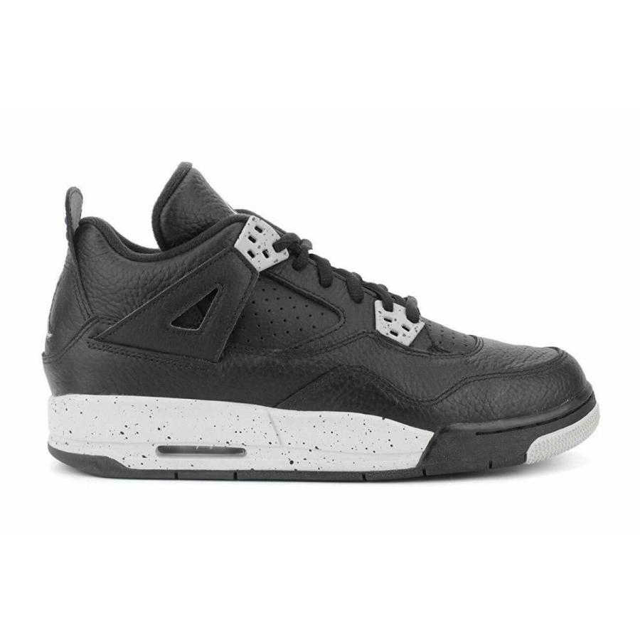 登場! ナイキ NIKE エアージョーダン Air Jordan 4 IV Retro BG Basketball Shoes 408452-003 バスケ スニーカー Black White Oreo
