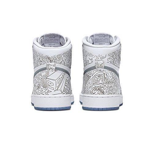 NIKE（ナイキ） AIR JORDAN 1 RETRO High OG Laser GS White 705290