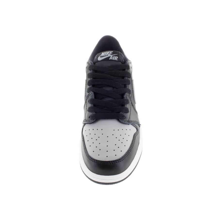 NIKE ナイキ AIR JORDAN 1 RETRO Low OG BG Black Medium Grey Sail 709999-003の画像