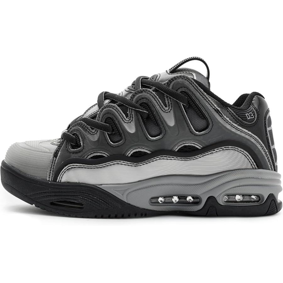 OSIRIS（オサイラス） D3 2001 メンズ スニーカー Silver/Black/Holo