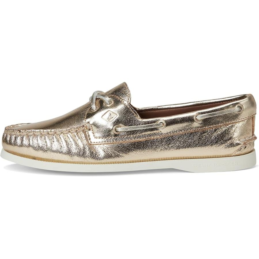スペリー Sperry AO 2 Eye レディース ボートシューズ Gold_3