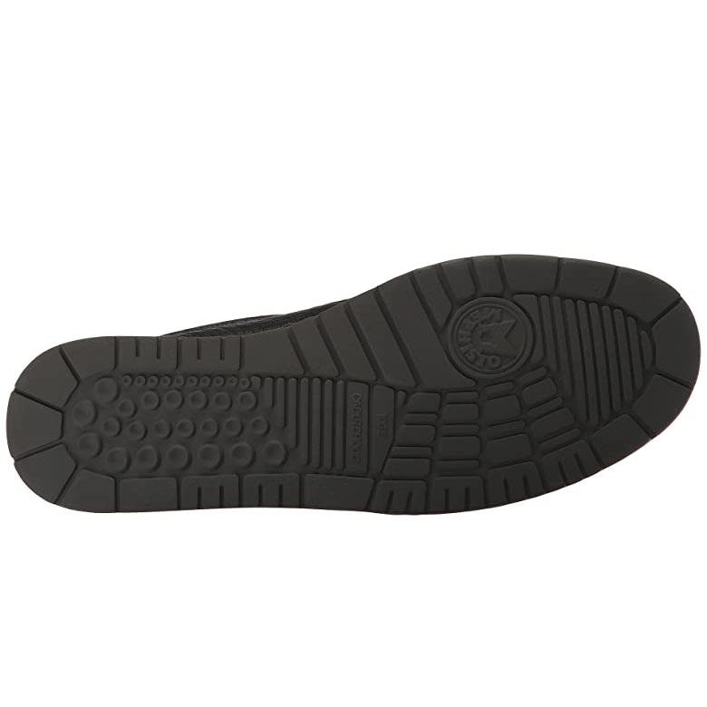 メフィスト Mephisto Match メンズ スニーカー Black Full Grain レザーの画像