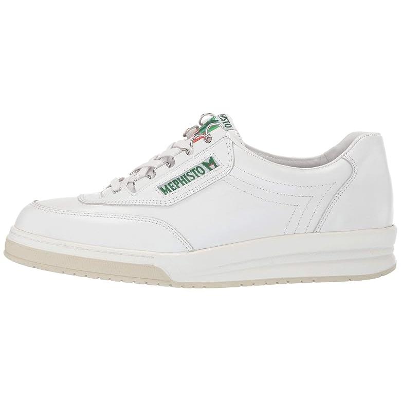 メフィスト Mephisto Match メンズ スニーカー White Calf 2の画像