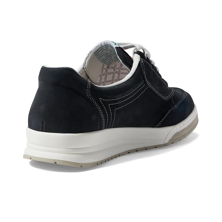 メフィスト Mephisto Match メンズ スニーカー Deep Blue Nubuckの画像