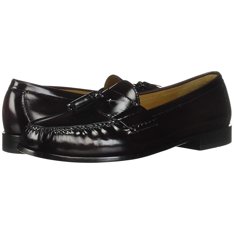 お手頃 コールハーン Pinch Tassel メンズ ローファー Burgundy 安い直営店 Www Superavila Com