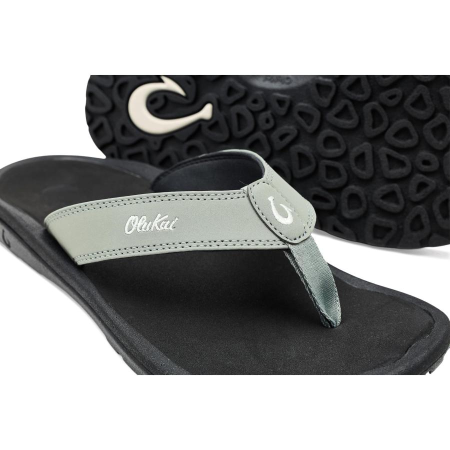 OluKai（オルカイ） Ohana メンズ サンダル Seagreen/Black(ブラック