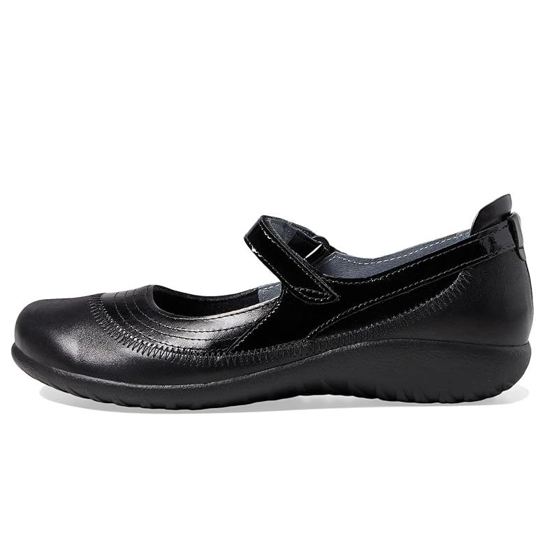 ナオト Naot Kirei レディース フラット シューズ Black レザー Combo