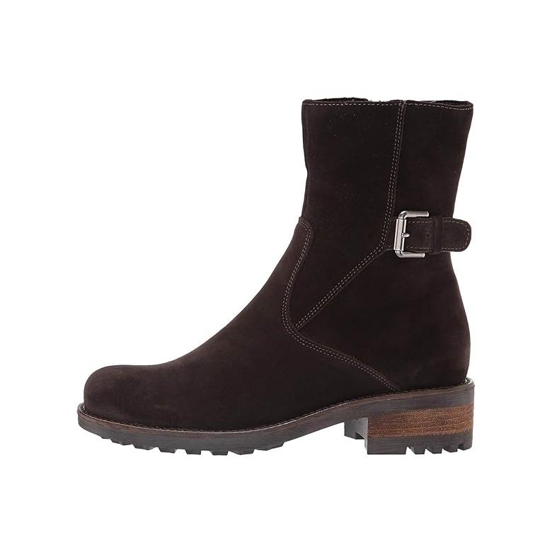 ラ・カナディエンヌ La Canadienne Camilla レディース ブーツ Brown Oiled Suedeの画像