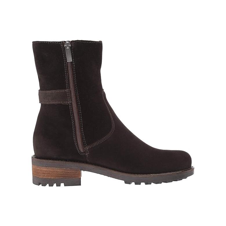 ラ・カナディエンヌ La Canadienne Camilla レディース ブーツ Brown Oiled Suedeの画像