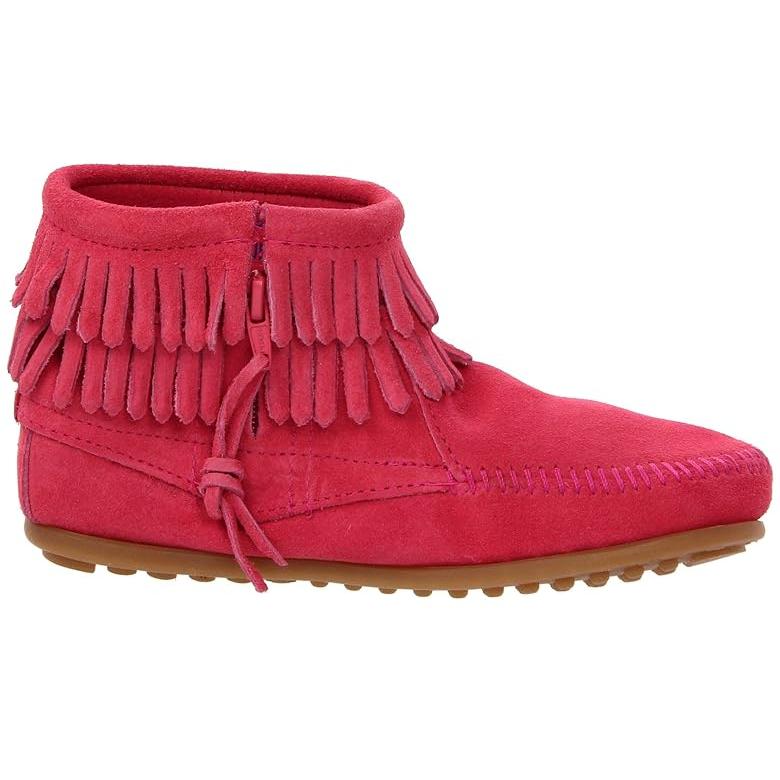 ミネトンカ Minnetonka Kids Side ジップ Double Fringe (Toddler/Little Kid/Big Kid) キ｜orange-orange｜06