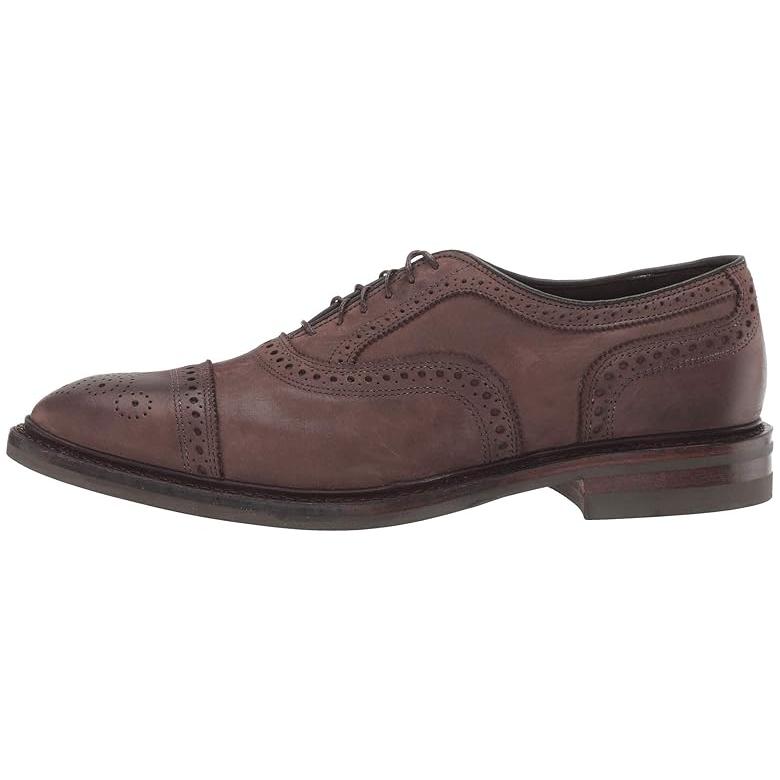 アレン エドモンズ Allen Edmonds Strand mok メンズ オックスフォード Brown Nubuckの画像