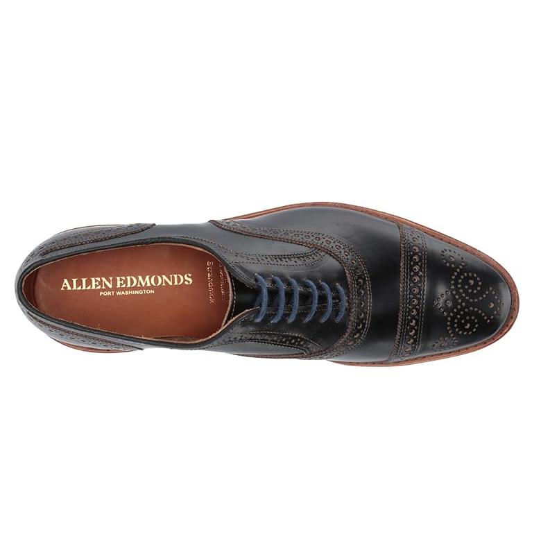 アレン エドモンズ Allen Edmonds Strand mok メンズ オックスフォード Black Chromexcel レザーの画像