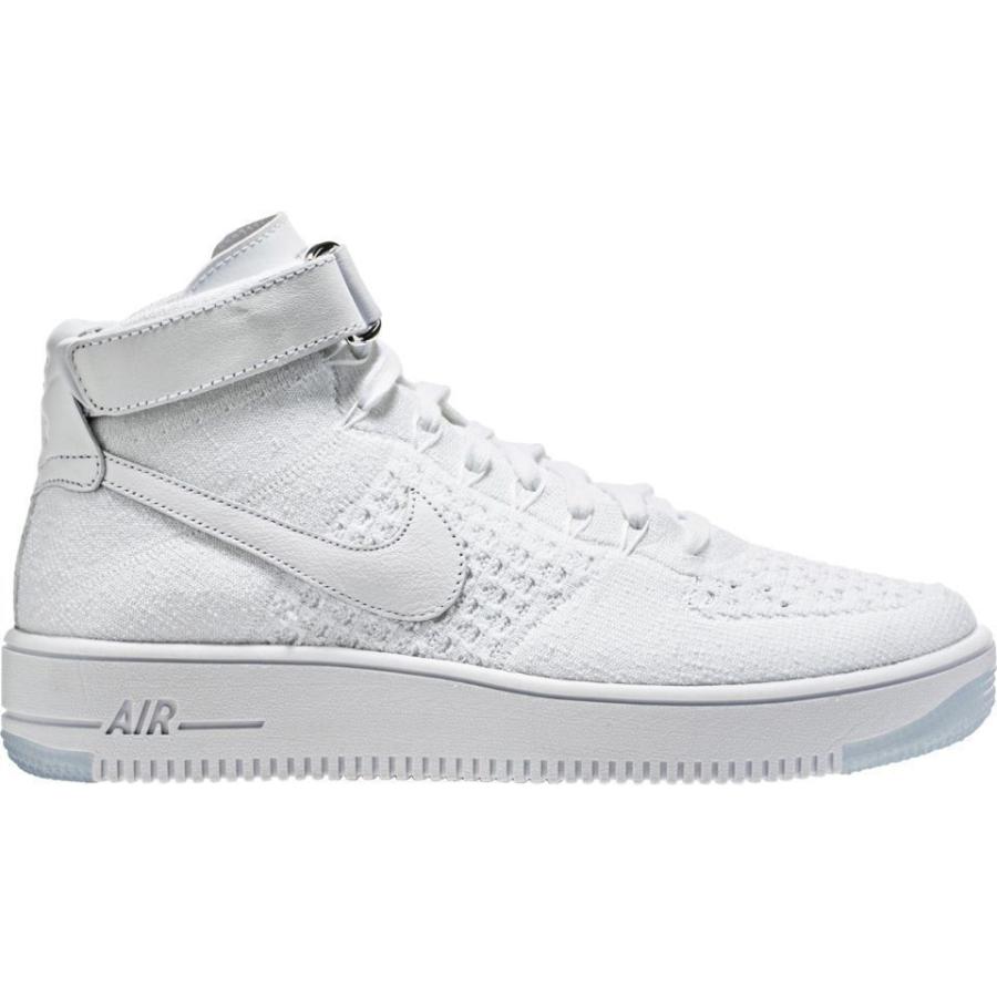 Air force 1 flyknit high top white top