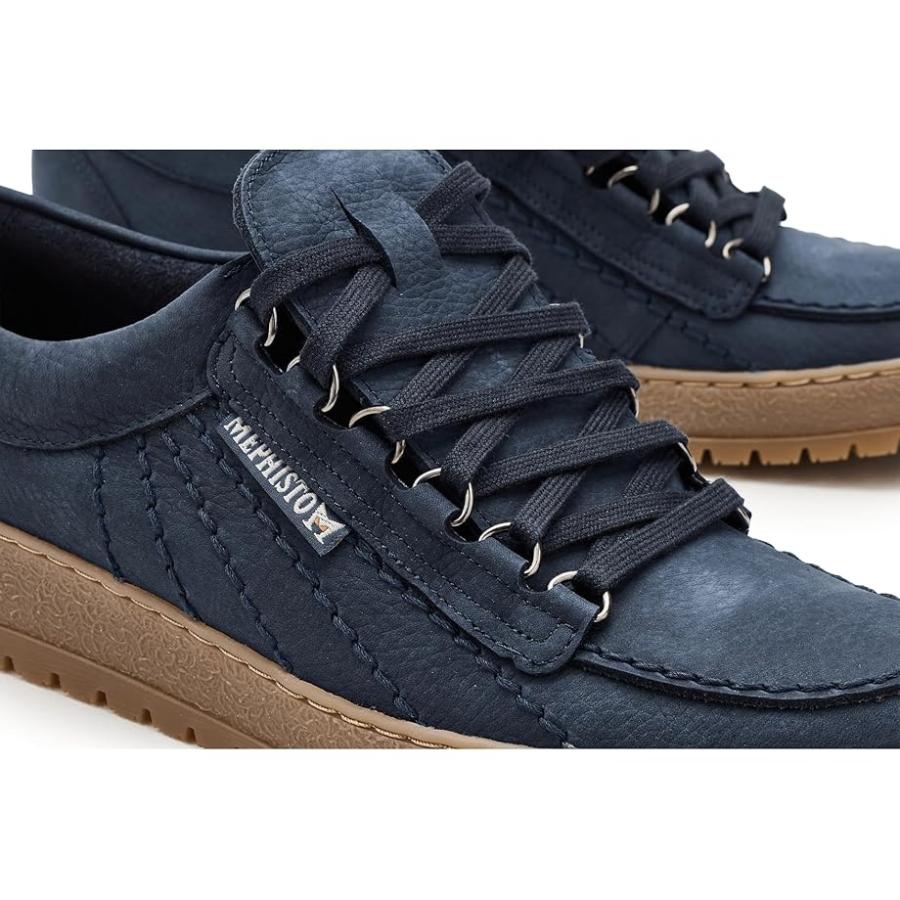 メフィスト Mephisto Rainbow メンズ スニーカー Navy 1の画像