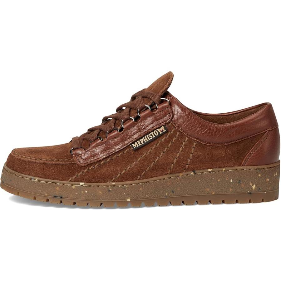 メフィスト Mephisto Rainbow メンズ スニーカー Brownの画像